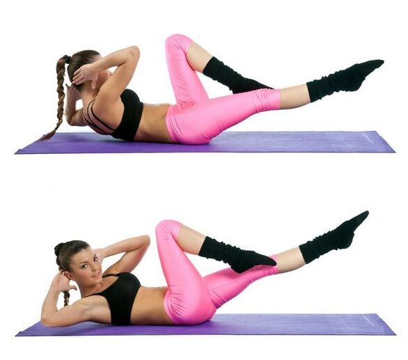 Seitliches Bauchtraining zur Gewichtsreduktion